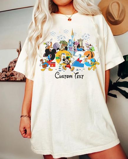 Custom Disney Trip 2023 Shirt, Mickey and Friends Shirt, Disney Epcot Shirt, Disneyland Shirt