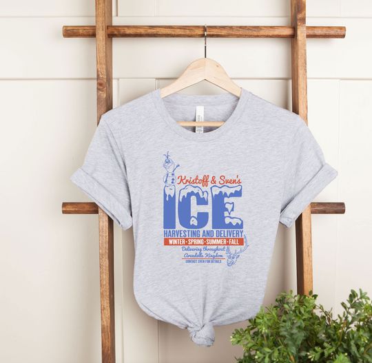 Magic Kingdom Disney On Ice Disneyland shirt, Funny Kristoff Sven Olaf Ice Tshirt