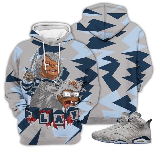 Shirt To Match Jordan 6 Retro Georgetown - Chucky Chuckie Kills Halloween Play 3D Hoodie