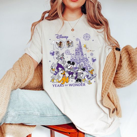 Discover Mickey and Friends Disney 100 Years Of Wonder Shirt, Walt Disney T-shirt