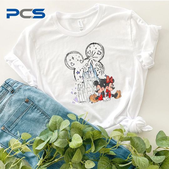 Discover Mickey Minnie Castle Shirt | Disneyworld Shirt | Magic Kingdom Shirt