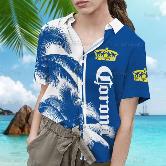 Corona Extra Outfits for Men 2 Piece Sets, Corona Extra Hawaiian Shirt