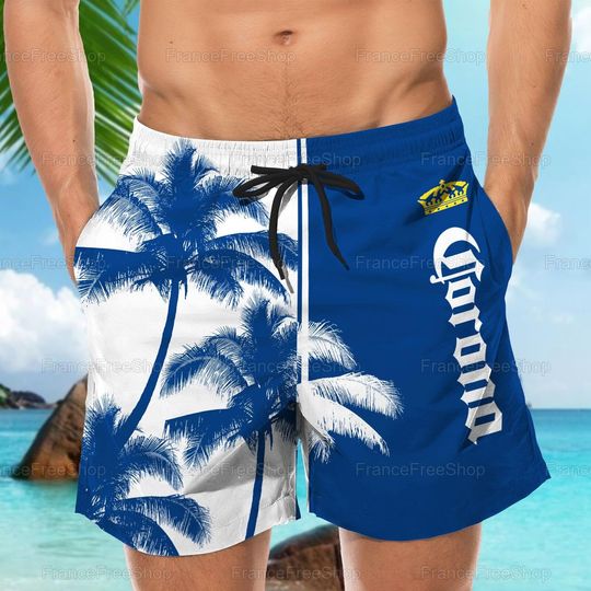 Corona Extra Outfits for Men 2 Piece Sets, Corona Extra Hawaiian Shirt