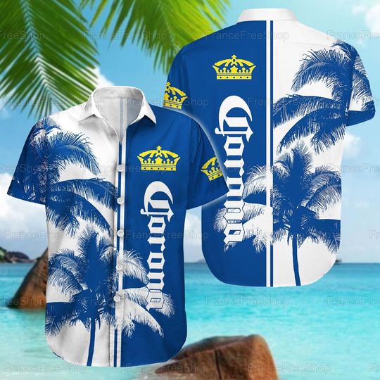 Corona Extra Outfits for Men 2 Piece Sets, Corona Extra Hawaiian Shirt