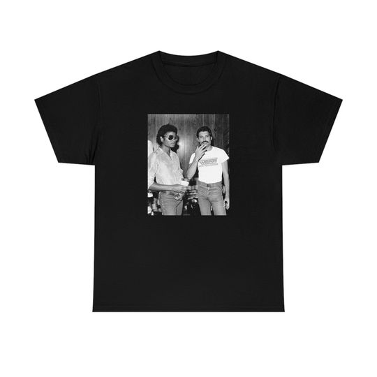 Michael Jackson & Freddie Mercury T-shirt - Retro Music Gifts