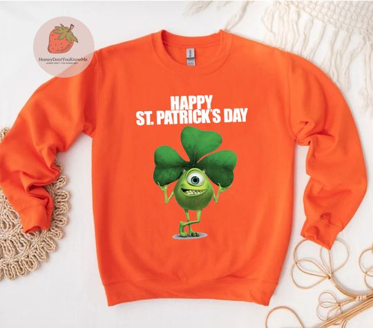Happy St. Patrick's Day Mike Wazowski shirt, Disney St. Patrick's Day Shirt