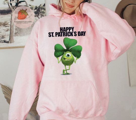 Happy St. Patrick's Day Mike Wazowski shirt, Disney St. Patrick's Day Shirt
