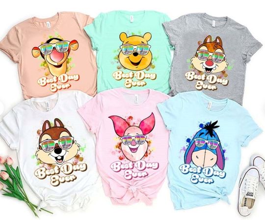 Personalized Disneyland T Shirt | Best Day Ever Shirt | Chip n Dale Shirt | Winnie The Pooh