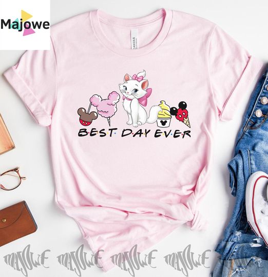 Best Day Ever Marie The Aristocats Shirt, Disney Family Shirts , Disneyland Shirts