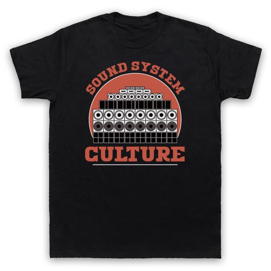 Sound System Culture Jamaican Reggae Ska Music T-Shirt for Men & Women