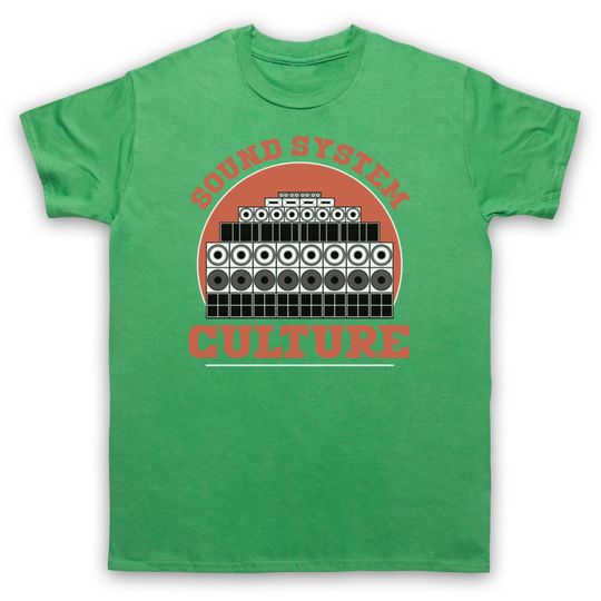 Sound System Culture Jamaican Reggae Ska Music T-Shirt for Men & Women