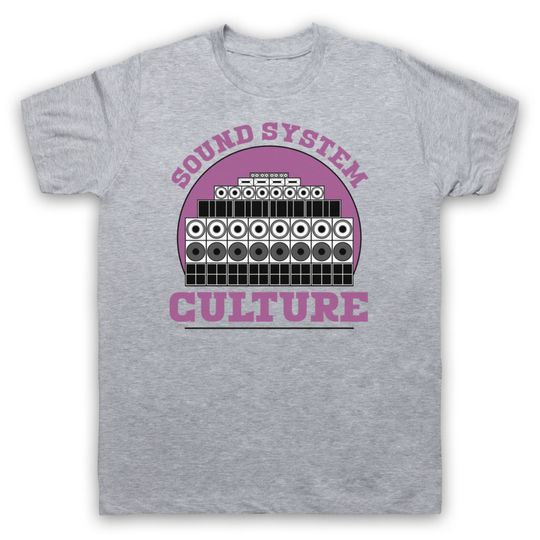 Sound System Culture Jamaican Reggae Ska Music T-Shirt for Men & Women