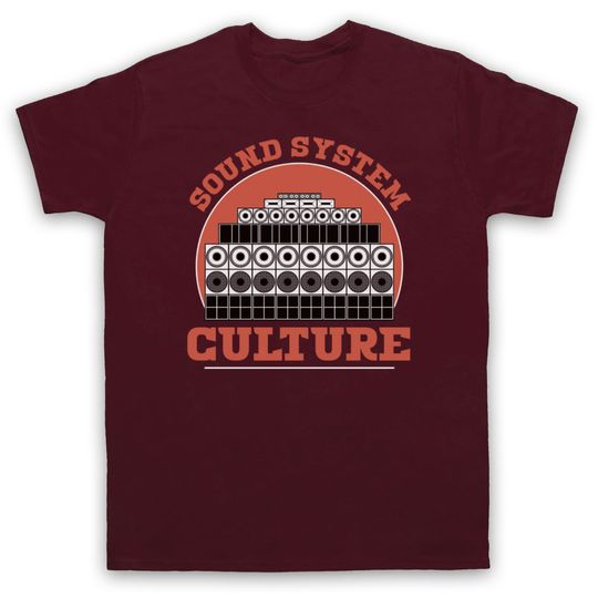 Sound System Culture Jamaican Reggae Ska Music T-Shirt for Men & Women
