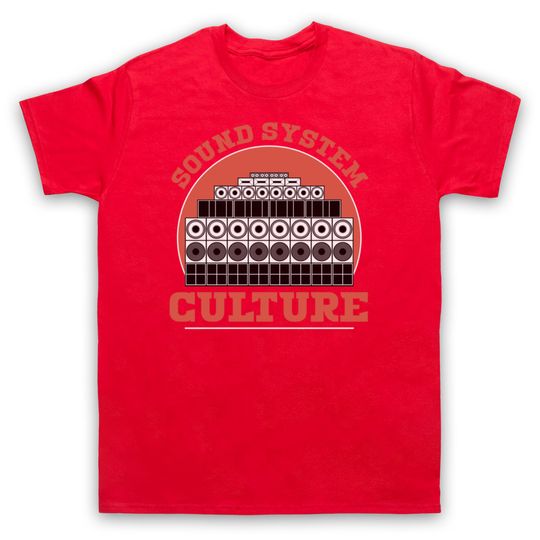 Sound System Culture Jamaican Reggae Ska Music T-Shirt for Men & Women