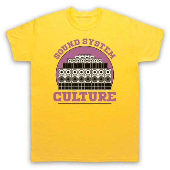 Sound System Culture Jamaican Reggae Ska Music T-Shirt for Men & Women