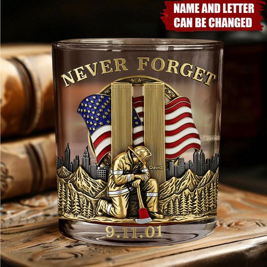 Discover Firefighter Whiskey Glass - Personalized Gifts For Firefighters