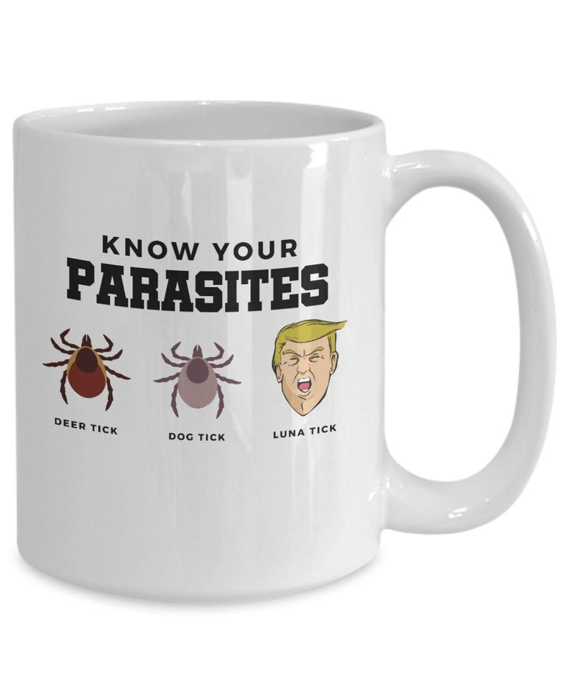 Know your parasites anti-trump impeach trump mug