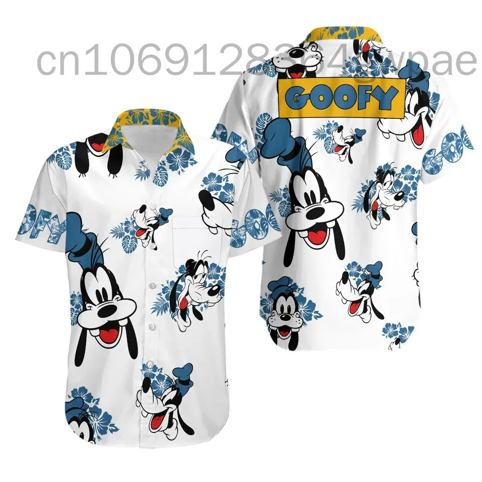Disney Goofy Hawaiian Shirt, Disney Inspired Summer Trip Hawaiian Shirt