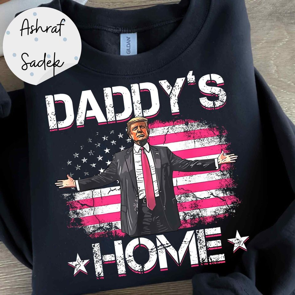 Trump Daddy's Home PNG, Trump 2024 Png, Republican Gift, Funny Trump Png, White House Trump 2024 Png, Political Png for Shirt, Election Png