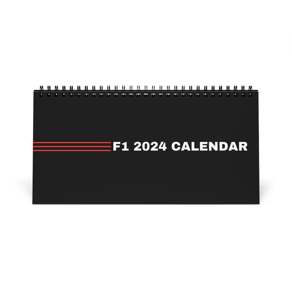 F1 Desktop Calendar 2024