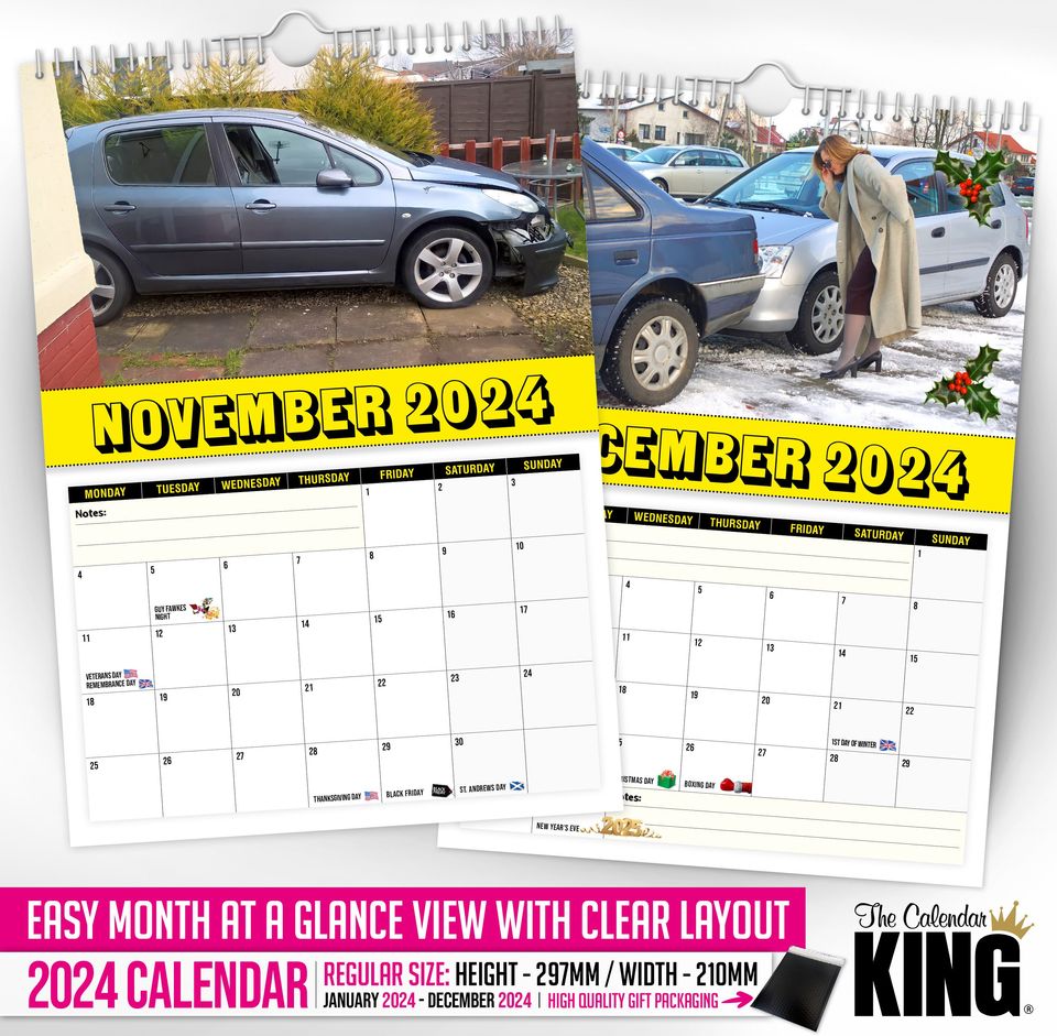 Peugeot - 2024 Wall Calendar, Creative, Gift Idea, Present, Novelty