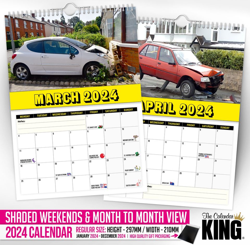 Peugeot - 2024 Wall Calendar, Creative, Gift Idea, Present, Novelty