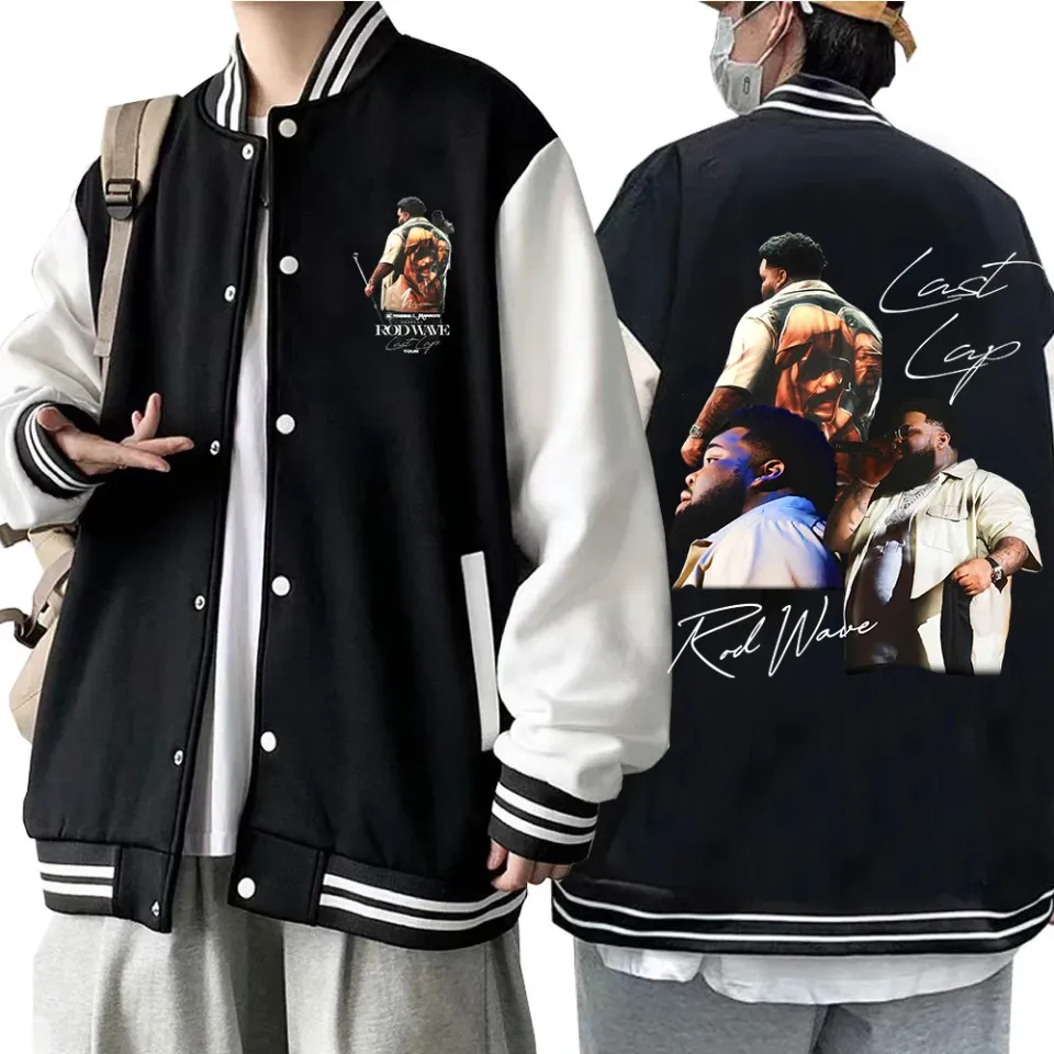Rod Wave Last Lap 2024 Baseball Jacket