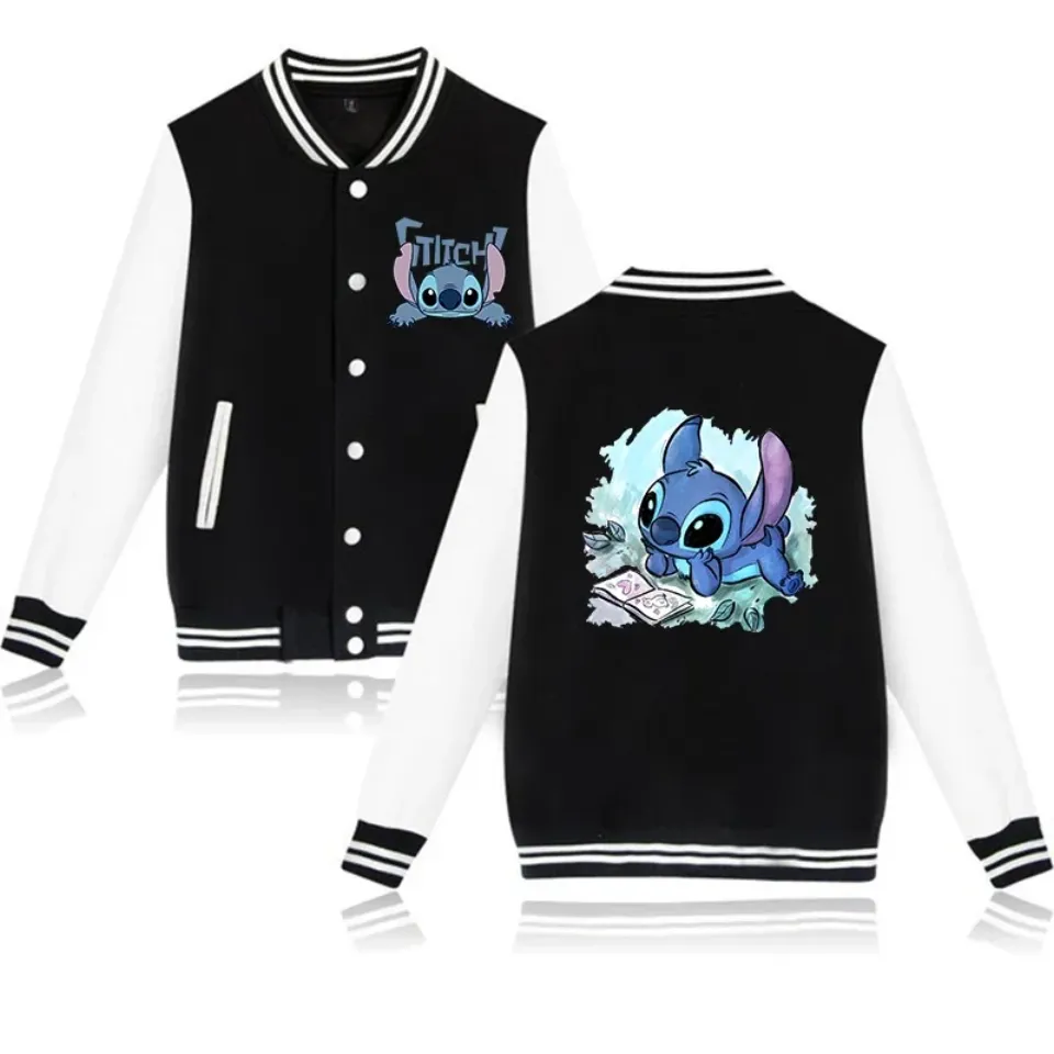 Stitch Disney Hoodie Baseball Jacket