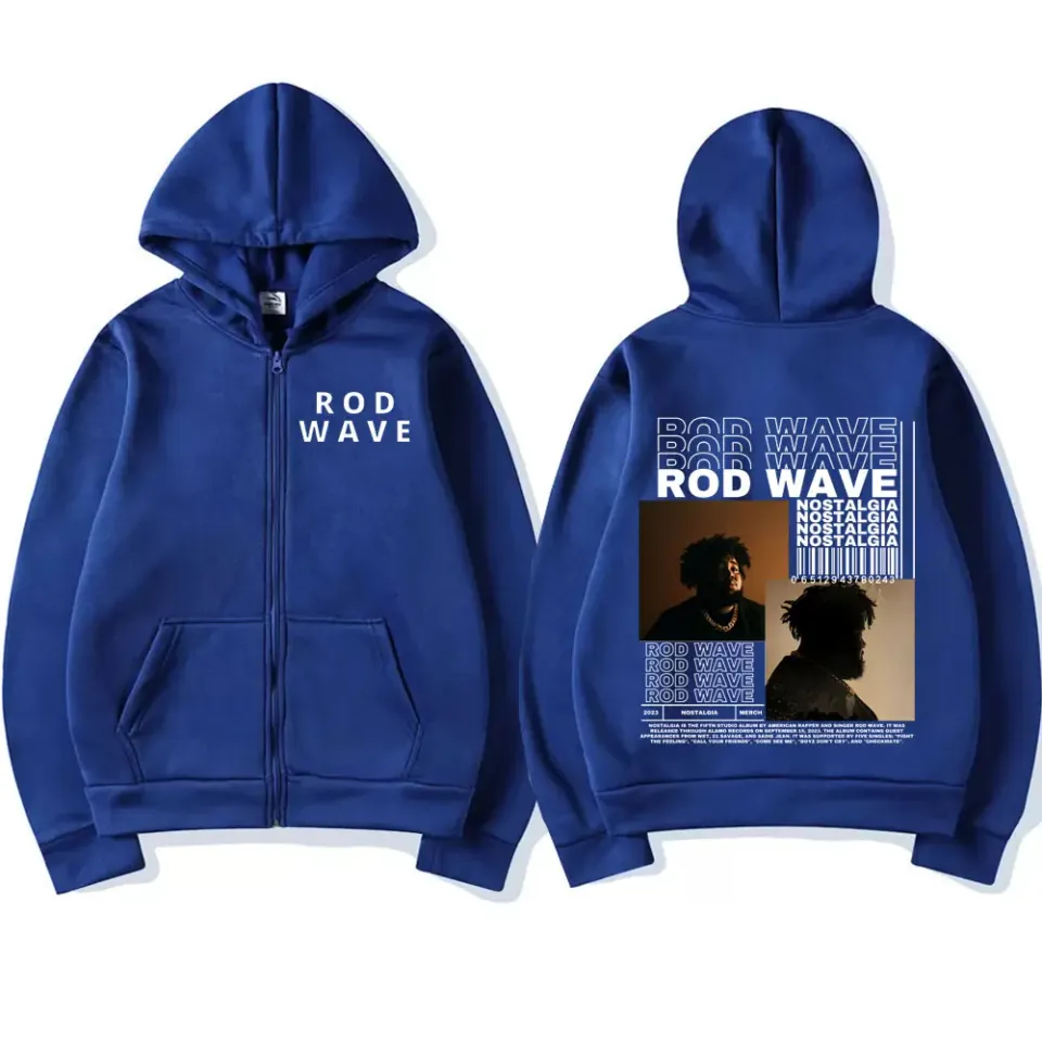 Rod Wave Nostalgia Tour Concert Zipper Hoodies
