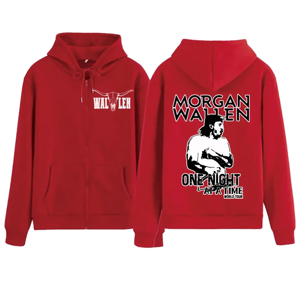 Wallen Western One Thing At A Time Zipper Hoodie