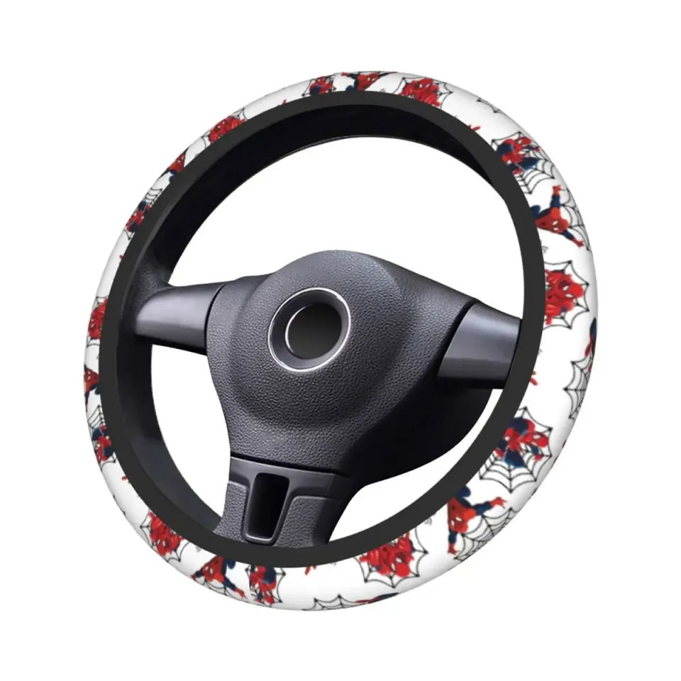 Spider-Man Spiderman Hero Car Steering Wheel Cover
