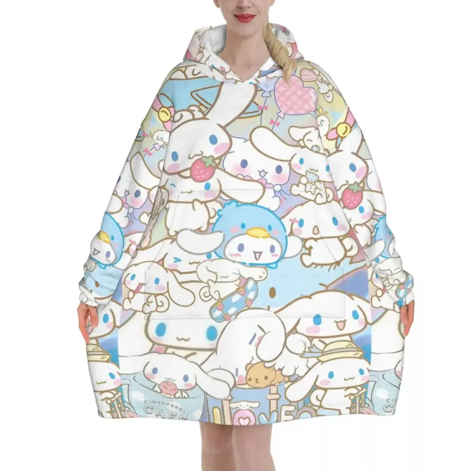 Funny Kuromi Blanket Hoodie