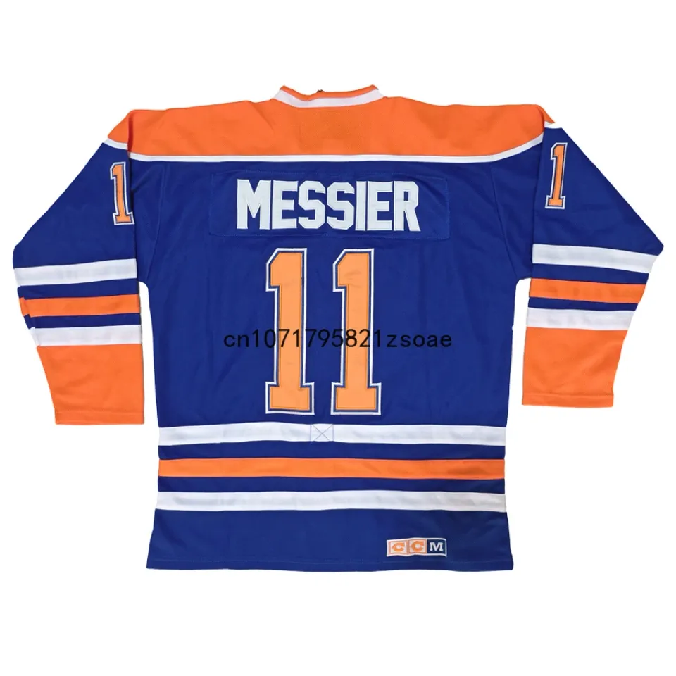 Wayne Gretzky Jersey Canada Edmonton Retro Ice Hockey Jerseys 11 Mark Messier Jersey 31 Grant Fuhr Jersey All Stitched Us M-3XL