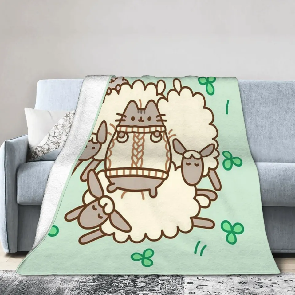 Pusheens Cat Merch Throw Blanket