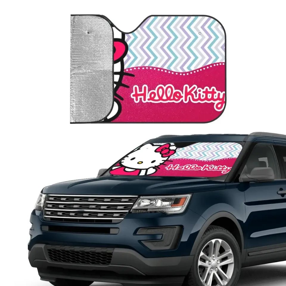 Hello Kitty Cartoon Car Sunshade