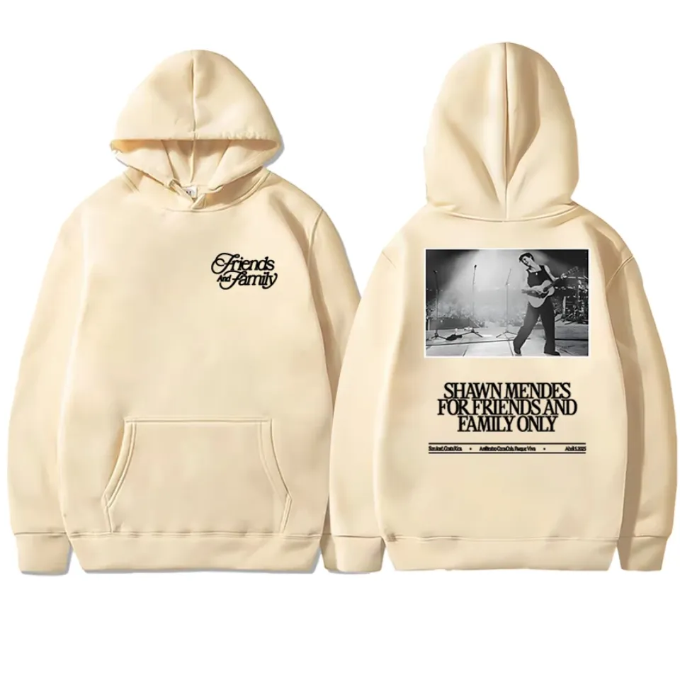 Shawn Mendes Tour 2025 Merch Double Sided Graphics Hoodies