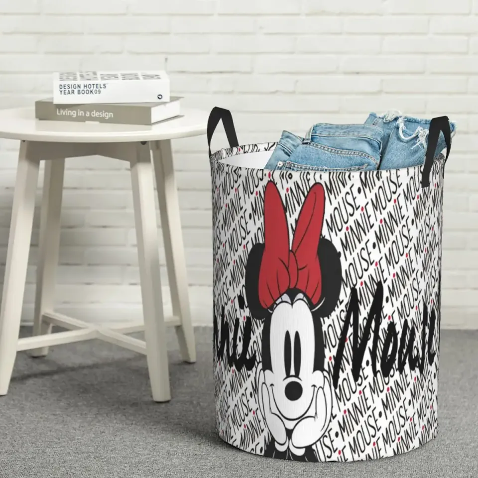 Disney Mickey Mouse Minnie Kids Toys Laundry Baskets