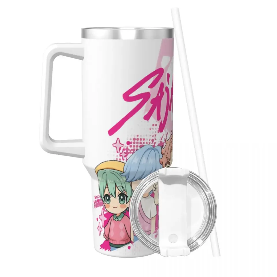 KPop Demon Hunters Tumblers 40 oz With Handle,  Gift For Kids, Back To School Gift Idea