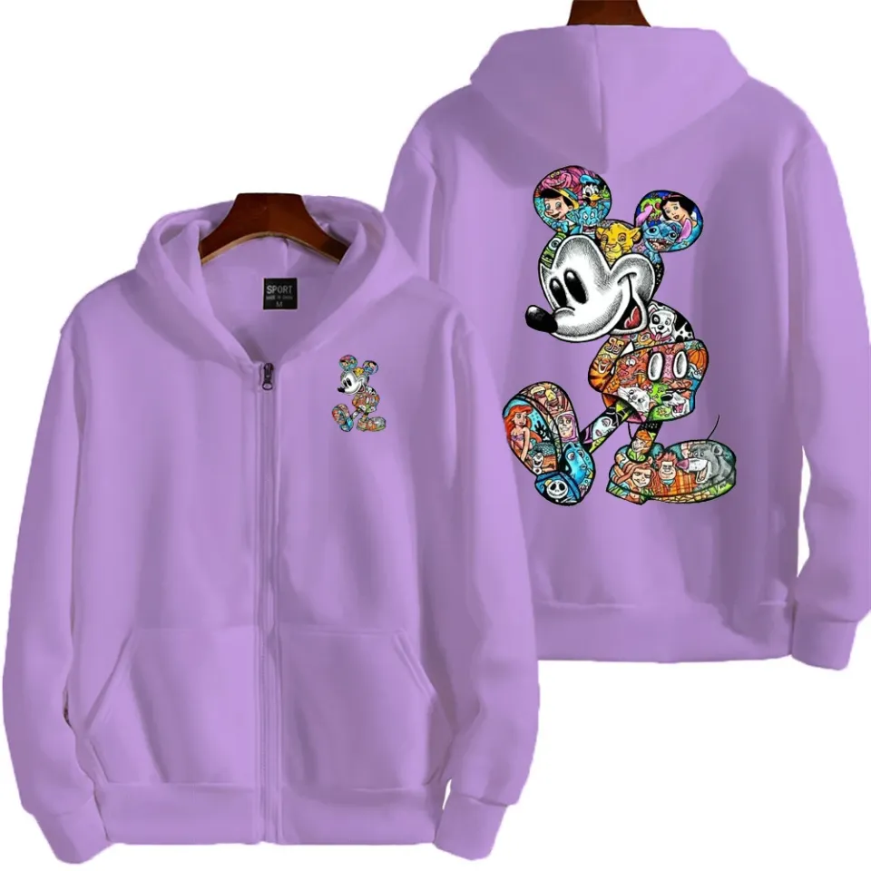 Graffiti Mickey Men Cartoon Hoodie