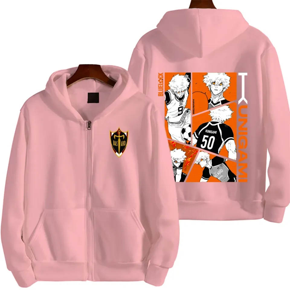 Blue Lock Kunigami Rensuke Men Zipper Hoodie