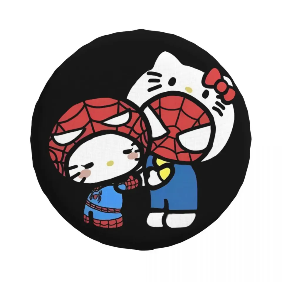 Hello Kitty Spiderman Spare Tire Cover