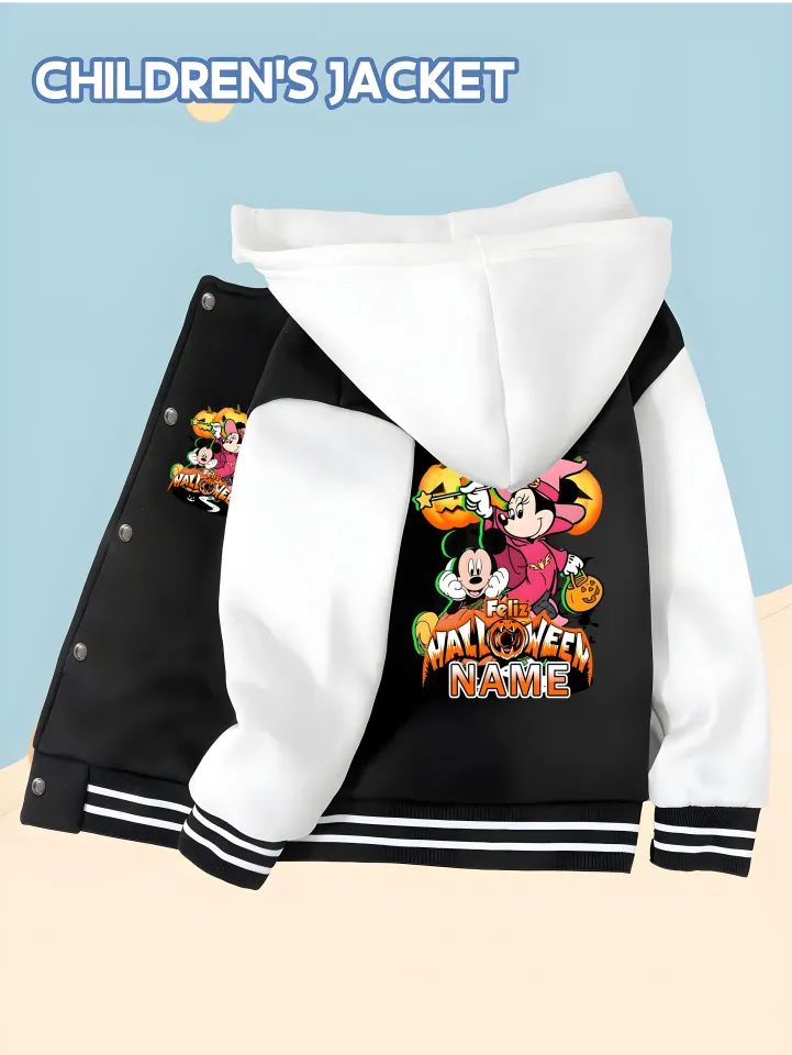 Disney Halloween Mickey Mouse Baseball Jacket