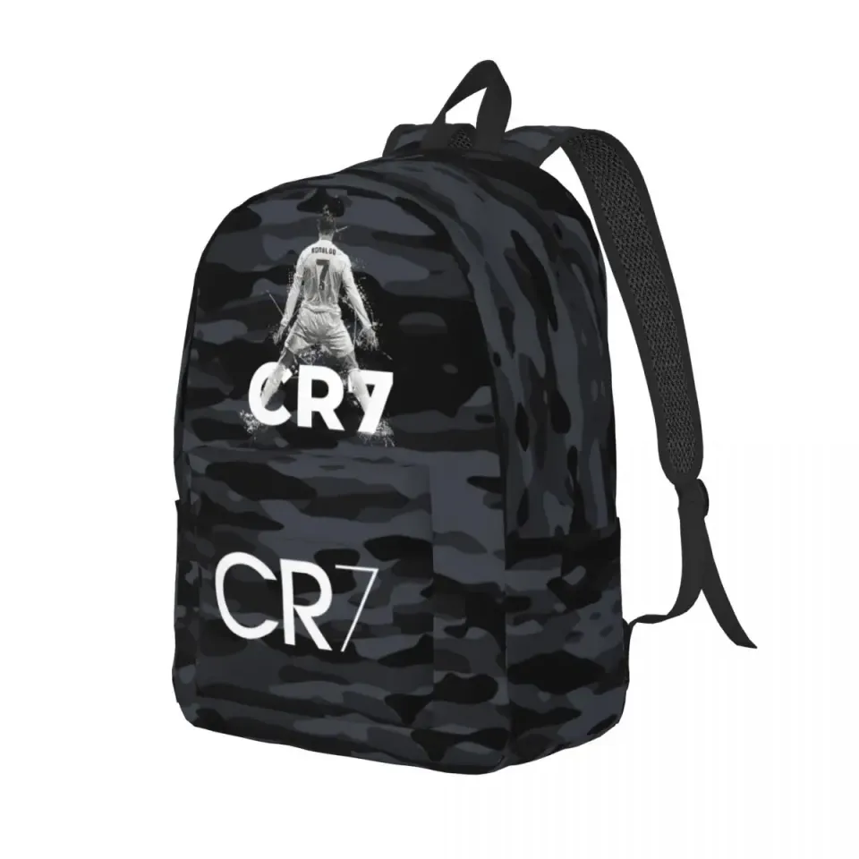 CR7 Ronaldos Backpack for Men and Women, Laptop Shoulder Bag, Student and Work Daypack, Gift
