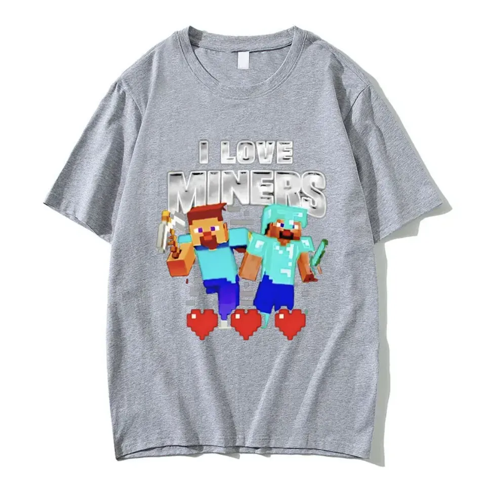 I Love Miners Print Tshirt