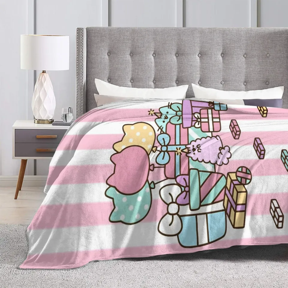 Pusheens Cat Throw Blanket