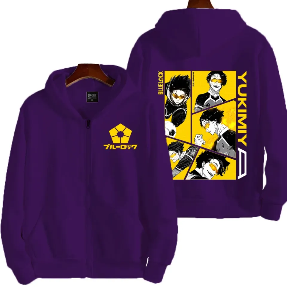 Blue Lock Yukimiya Kenyu Men Zipper Hoodie