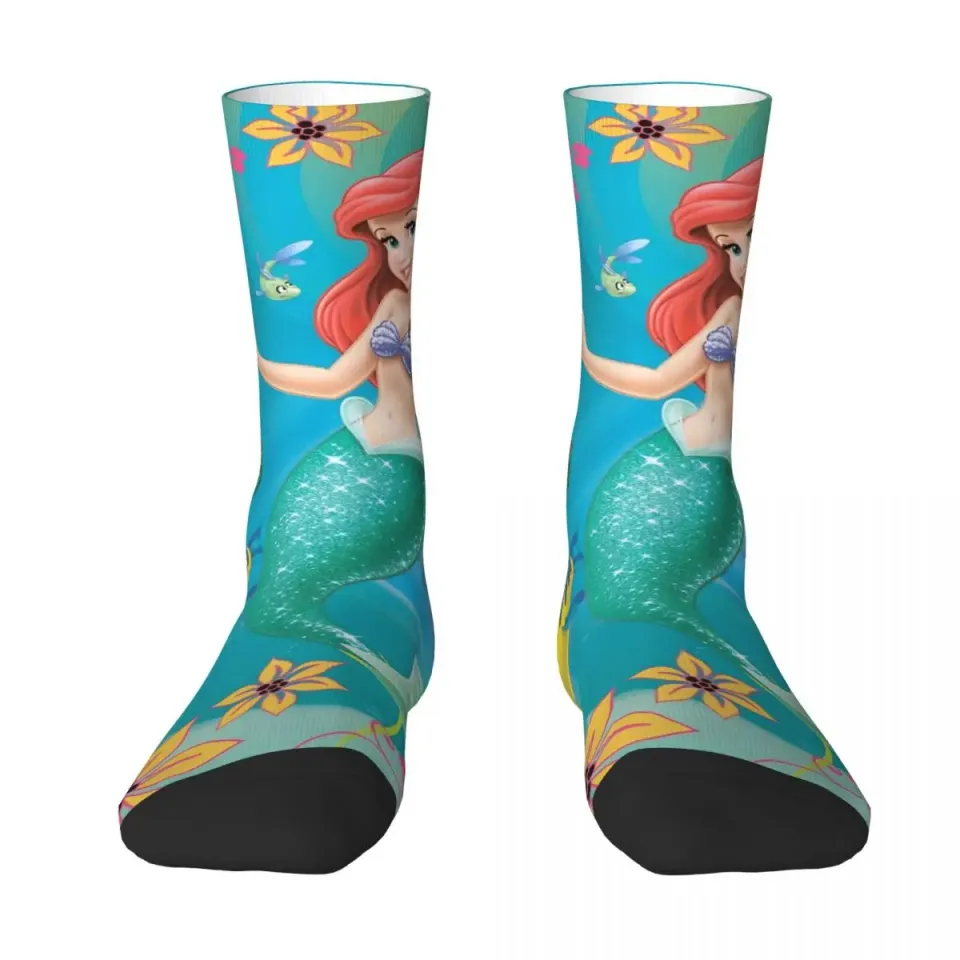 The Little Mermaid Cartoon Socks