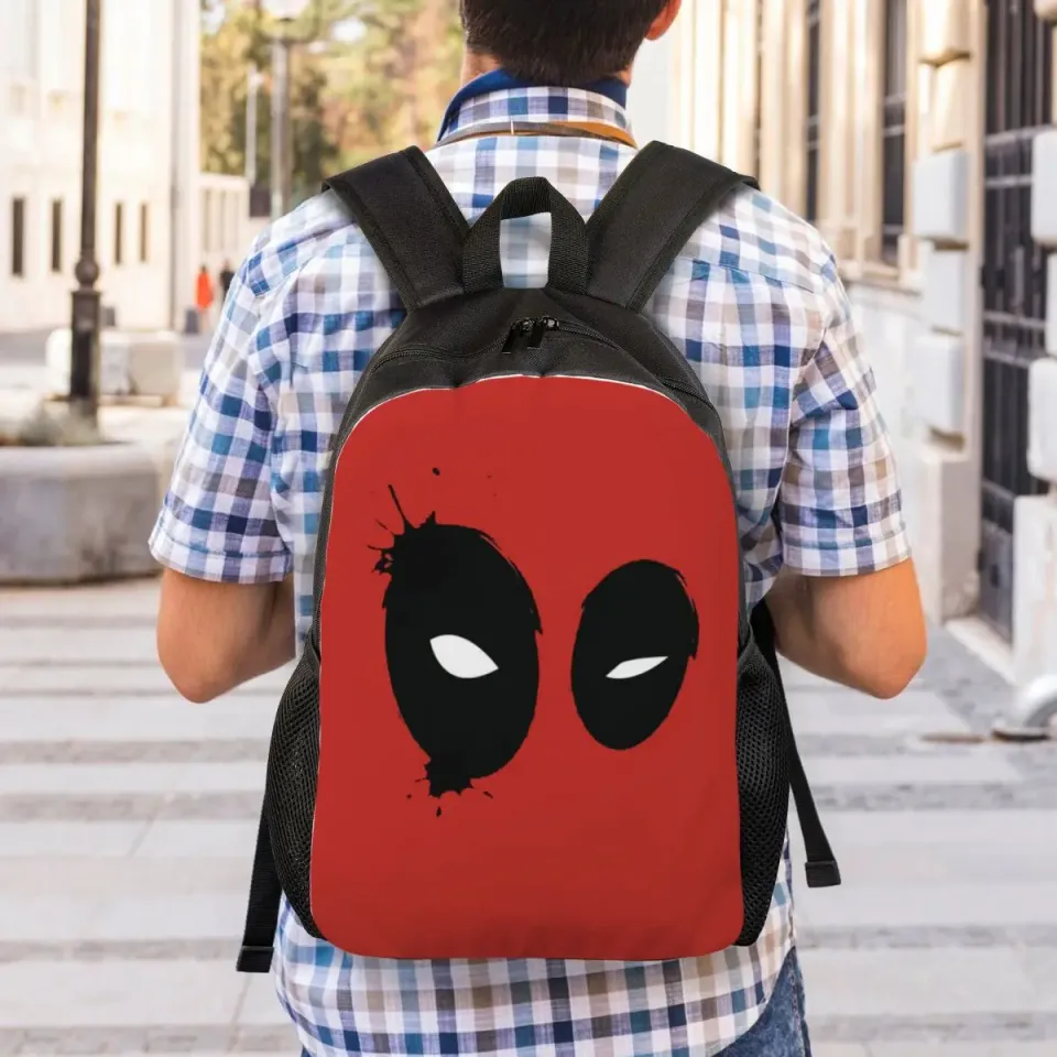 Deadpool Eyes Travel Backpack for Men and Women