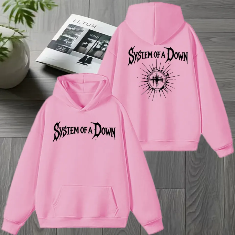 2026 Metal Band SYSTEM OF DOWN Double Sided print Hoodie