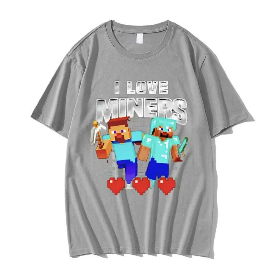 I Love Miners Print Tshirt